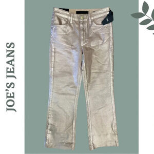 Joe’s Jeans  The Callie High Rise Cropped Bootcut Coated Color Daydream Size 26